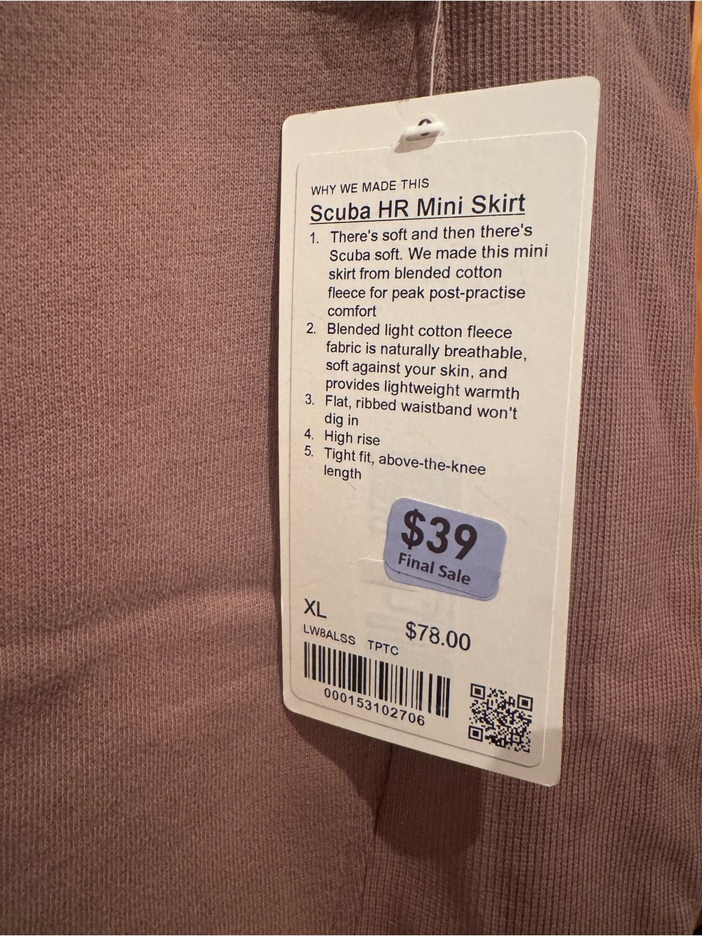Lululemon Scuba Mini Skirt - Picture 4 of 7
